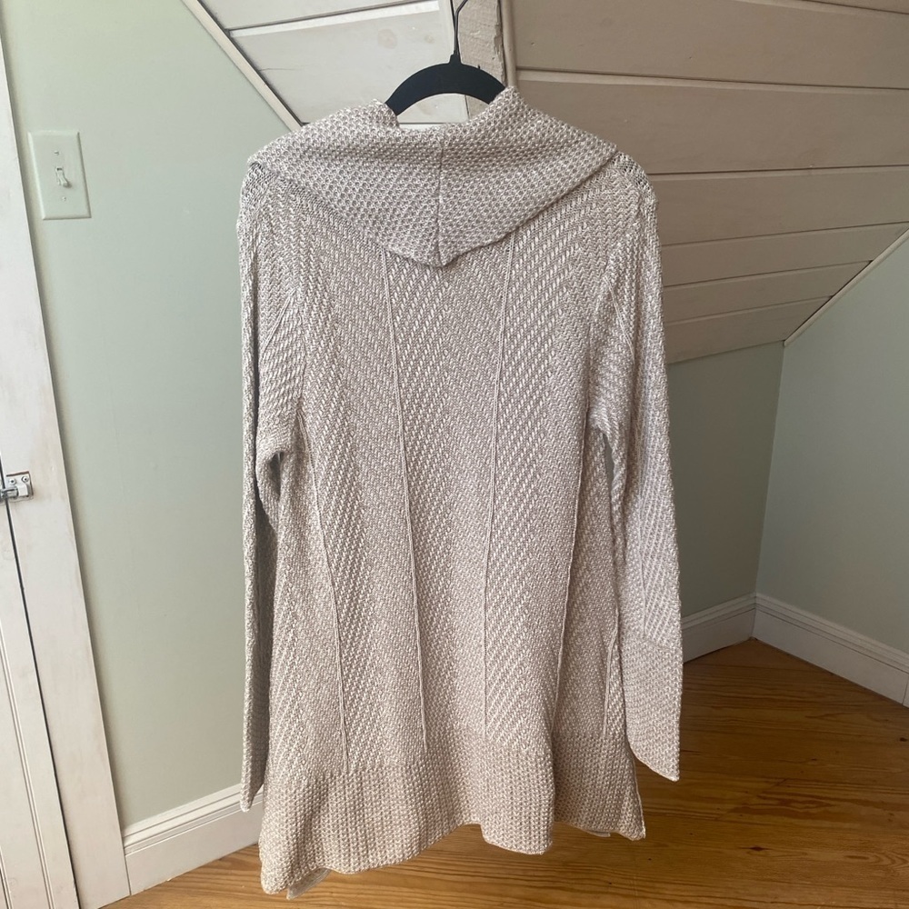 Jeanne Pierre Cowl neck sweater tunic 100% Cotton Large - Picture 7 of 10